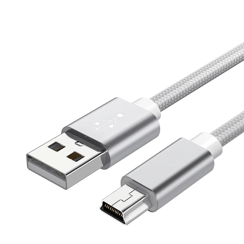 0.25M/1M/2M/3M Mini USB Cable Mini USB To USB Fast Data Charger Cable For MP3 MP4 Player Car DVR GPS Digital Camera HDD Mini USB Raynovia