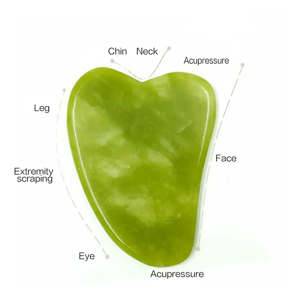 Natural Jade Roller Face Gua Sha Natural Stone Body Neck Massager Acupoint Eye Care Spa Massage Tools Massage Visage Lifting Raynovia