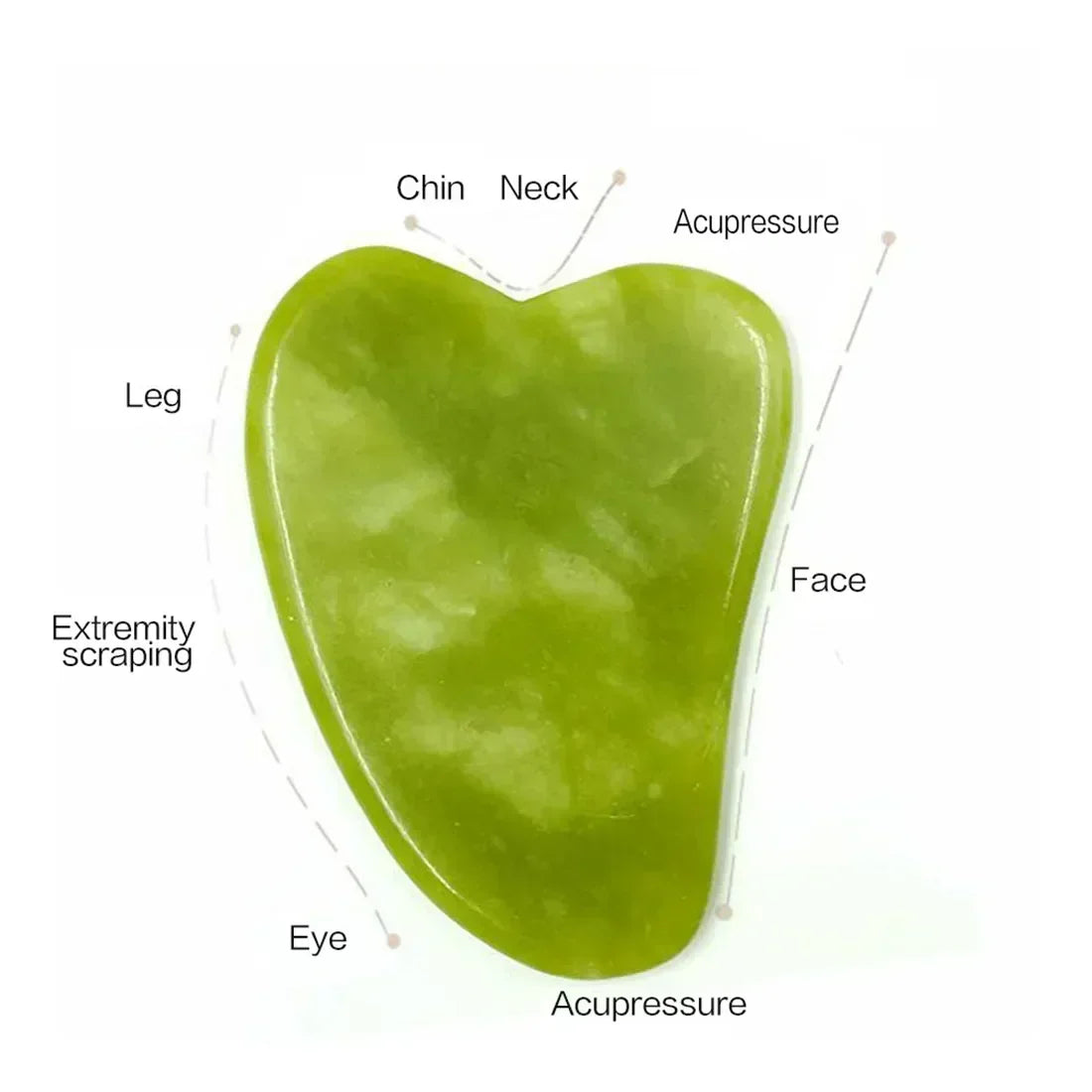 Natural Jade Roller Face Gua Sha Natural Stone Body Neck Massager Acupoint Eye Care Spa Massage Tools Massage Visage Lifting Raynovia