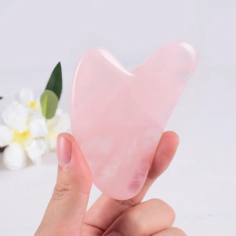 Natural Stone GuaSha Jade Facial Beauty Scraping Massage Tools Firm Skin Care Face Gua Sha SPA Physical Therapy Gue Che Roller Raynovia