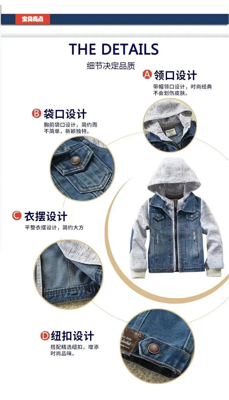 Kids Denim Jacket – Spring & Autumn Boys/Girls Clothing AliExpress Supplier
