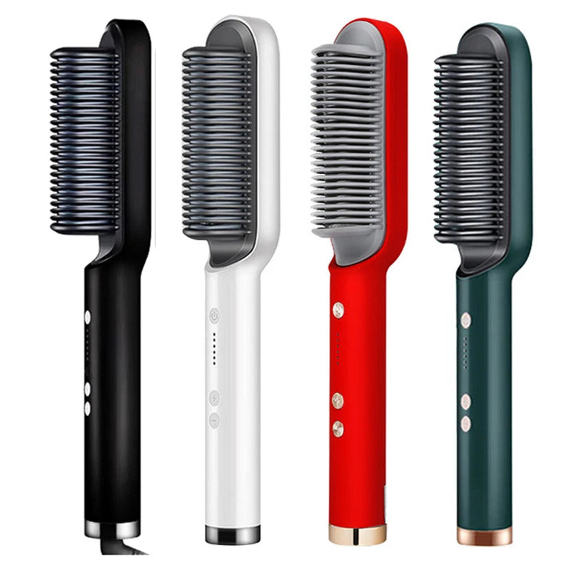 Electric Hair Straightener Brush Professional Fashion Fast Heating Ceramic Hair Straightener Raynovia