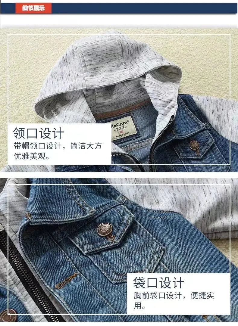 Kids Denim Jacket – Spring & Autumn Boys/Girls Clothing AliExpress Supplier