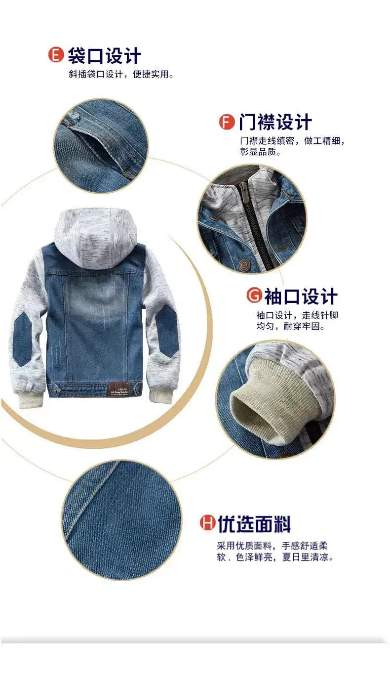Kids Denim Jacket – Spring & Autumn Boys/Girls Clothing AliExpress Supplier