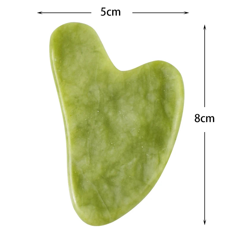 Natural Stone GuaSha Jade Facial Beauty Scraping Massage Tools Firm Skin Care Face Gua Sha SPA Physical Therapy Gue Che Roller Raynovia