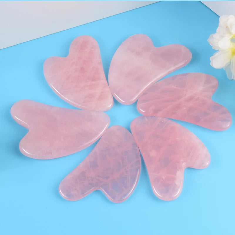 Natural Stone GuaSha Jade Facial Beauty Scraping Massage Tools Firm Skin Care Face Gua Sha SPA Physical Therapy Gue Che Roller Raynovia
