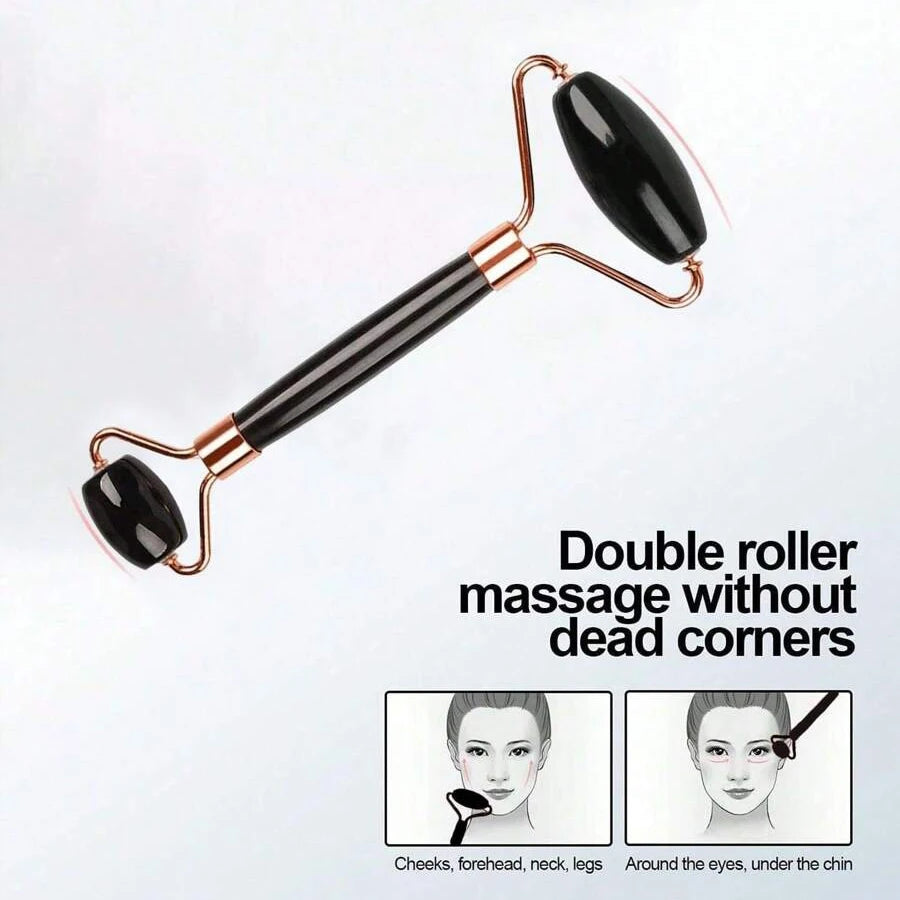 1/2/3pcs Ice Face Roller Facial Skincare Ice Roller Set,Facial Roller GuaSha FaceTool Set,Face Massage Roller Lifting Contouring Raynovia