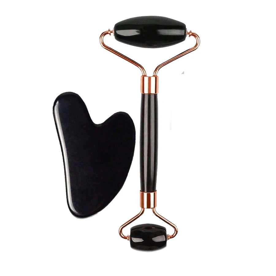 1/2/3pcs Ice Face Roller Facial Skincare Ice Roller Set,Facial Roller GuaSha FaceTool Set,Face Massage Roller Lifting Contouring Raynovia